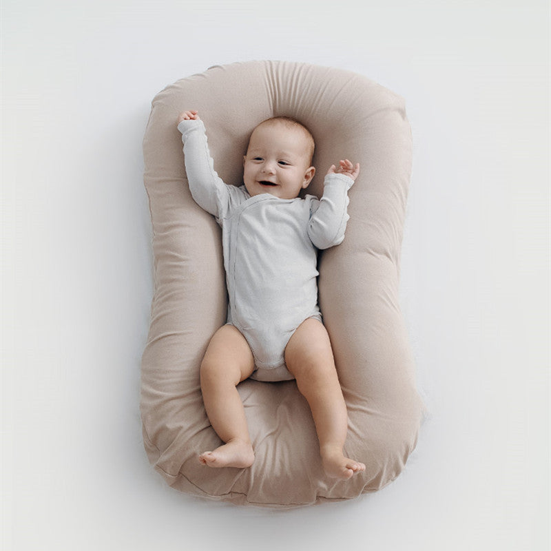 Baby Nest Bed Crib Newborn Baby Nest Cot Cribs Infant Portable Cotton Crib Travel Cradle Cushion - Ayaalawshop