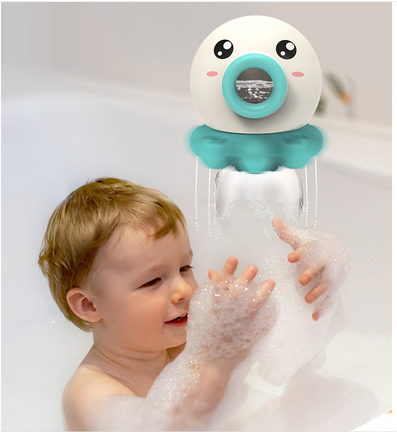 Octopus Fountain Bath Toy Water Jet Rotating Shower Bathroom Toy Summer Water Toys Sprinkler Beach Toys Kids Water Toys - Ayaalawshop