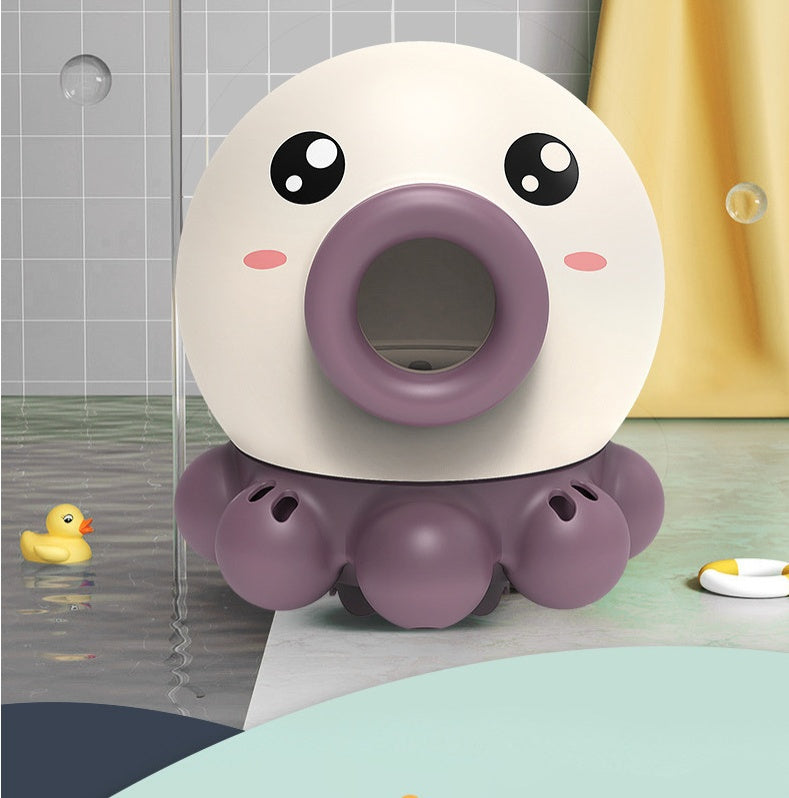 Octopus Fountain Bath Toy Water Jet Rotating Shower Bathroom Toy Summer Water Toys Sprinkler Beach Toys Kids Water Toys - Ayaalawshop