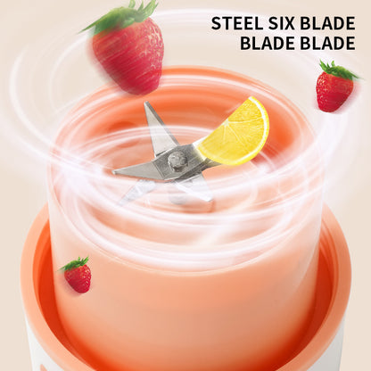 Kitchen Electric Juicer USB Charging Wireless Juices Blender Fruit Orange Mixer Squeezer Machine Ice Crush Cup Food Processor - Ayaalawshop