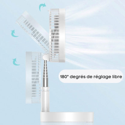FoldAir - Cordless Retractable Portable Fan