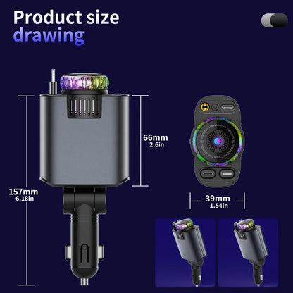 Chargeur de voiture 5 en 1