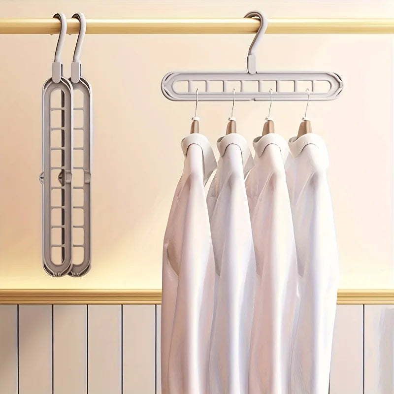 Lot de 3 Cintres Gagne-Place Robustes pour Armoire et Dressing