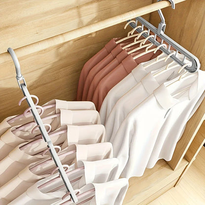 Lot de 3 Cintres Gagne-Place Robustes pour Armoire et Dressing