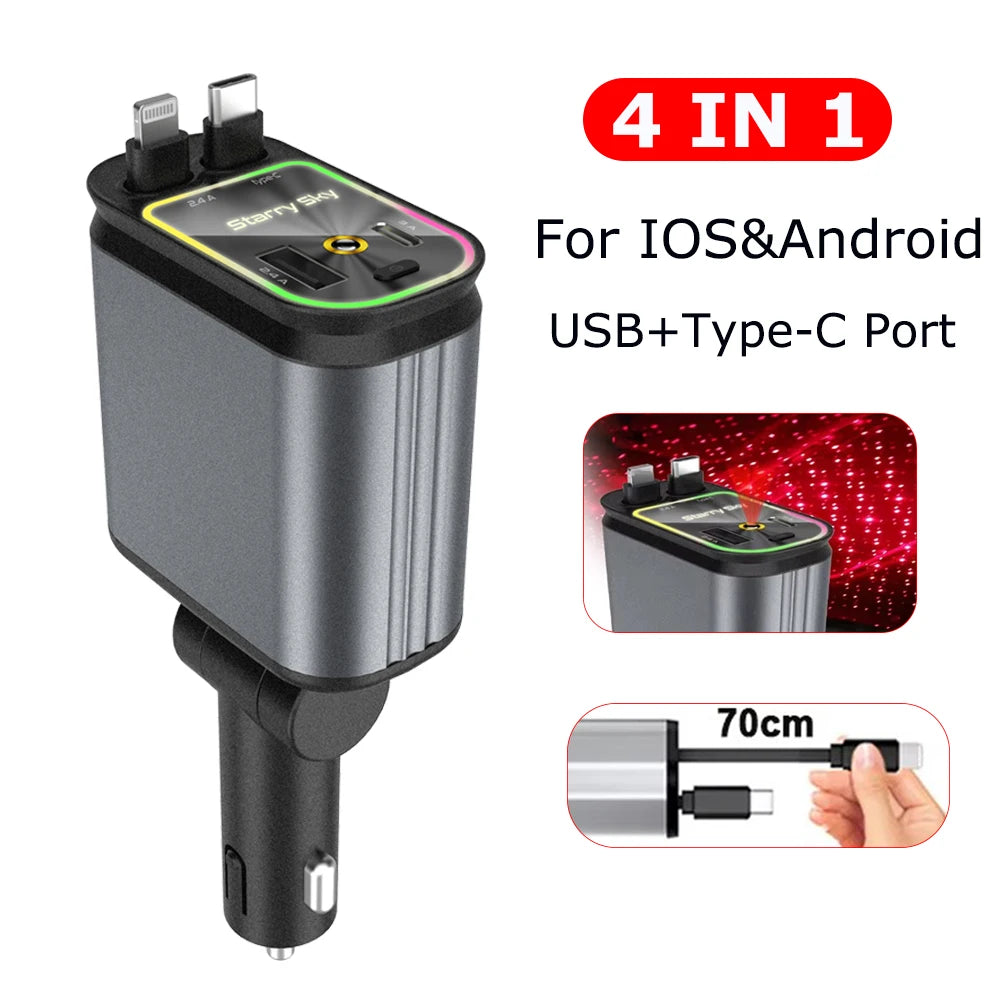 Chargeur de voiture 5 en 1