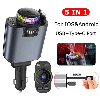 Chargeur de voiture 5 en 1
