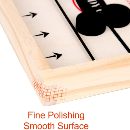 Fast Sling Puck Game,Wooden Hockey Game,Super Foosball Table,Desktop Battle Parent-Child Interaction Winner Slingshot Game,Adults And Kids Family Game Toys - Ayaalawshop